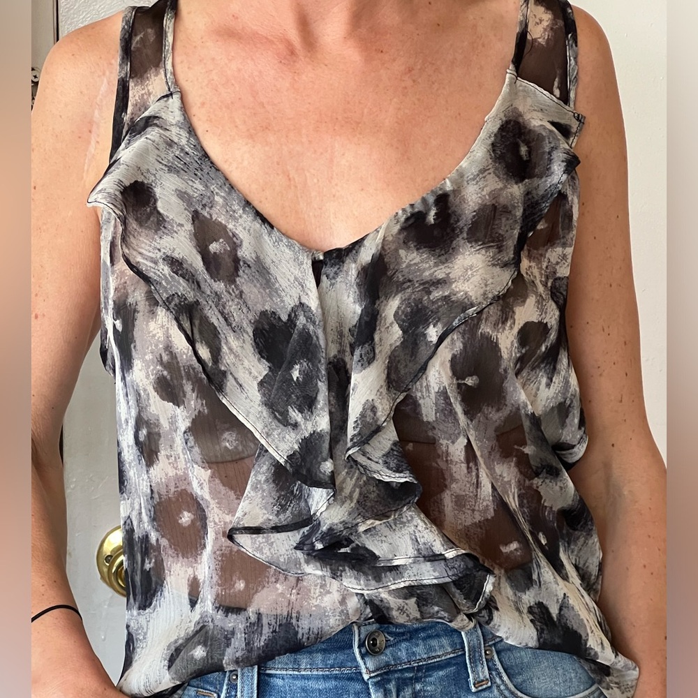 Pookie & Sebastian Black and white top